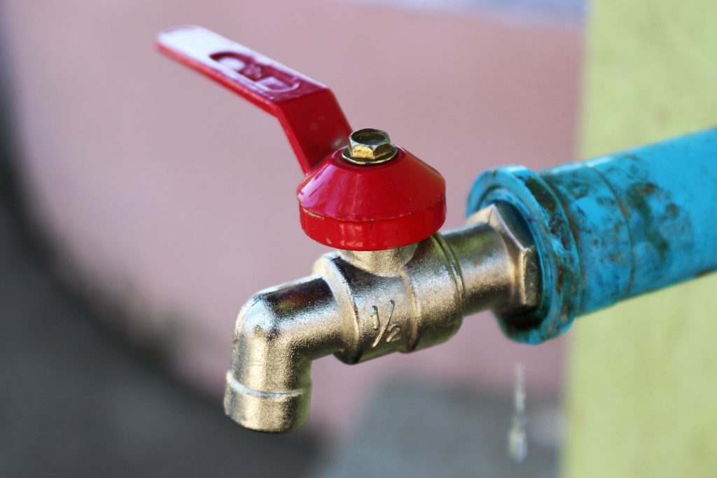 valve d'arrêt d'eau courante